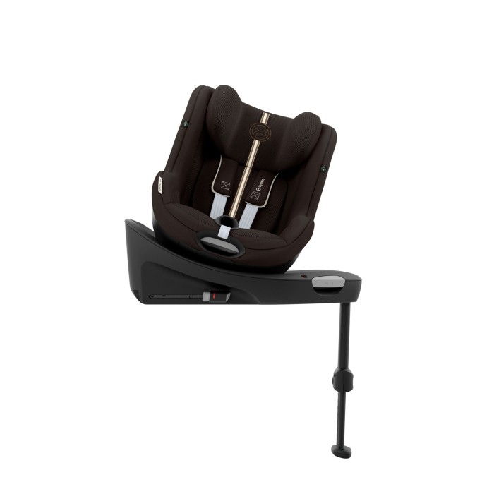 Cybex Sirona Gi Chocolate Brown fotelik obrotowy - ujecie siedziska ustawionego bokiem