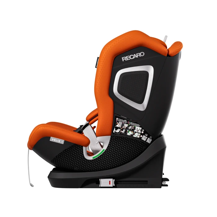 Recaro Velix 1 Vibrant Orange fotelik uniwersalny - pozycja odchylona
