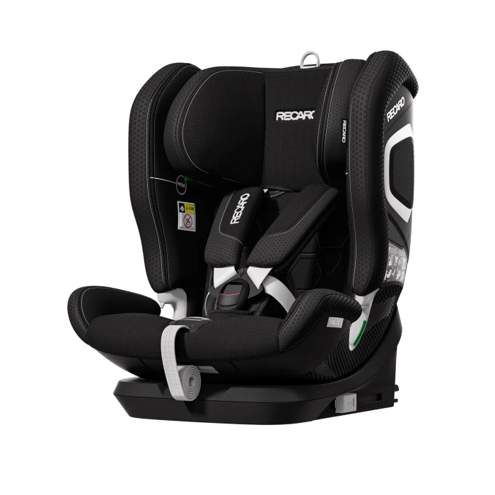 Recaro Velix 1 Fresh Black fotelik uniwersalny - widok po skosie bez osłony bocznej