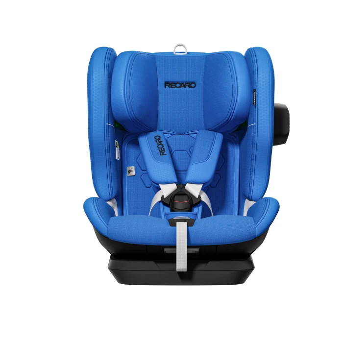 Recaro Velix 1 Calm Blue fotelik uniwersalny - tryb do 105 cm z założoną osłoną boczną