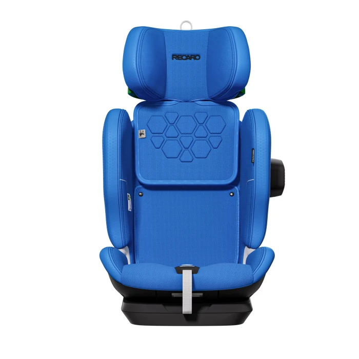 Recaro Velix 1 Calm Blue fotelik uniwersalny - tryb booster z założoną osłoną boczną