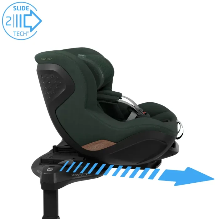 Maxi-Cosi Mica Slide Pro Authentic Green - funkcja Slidetech2