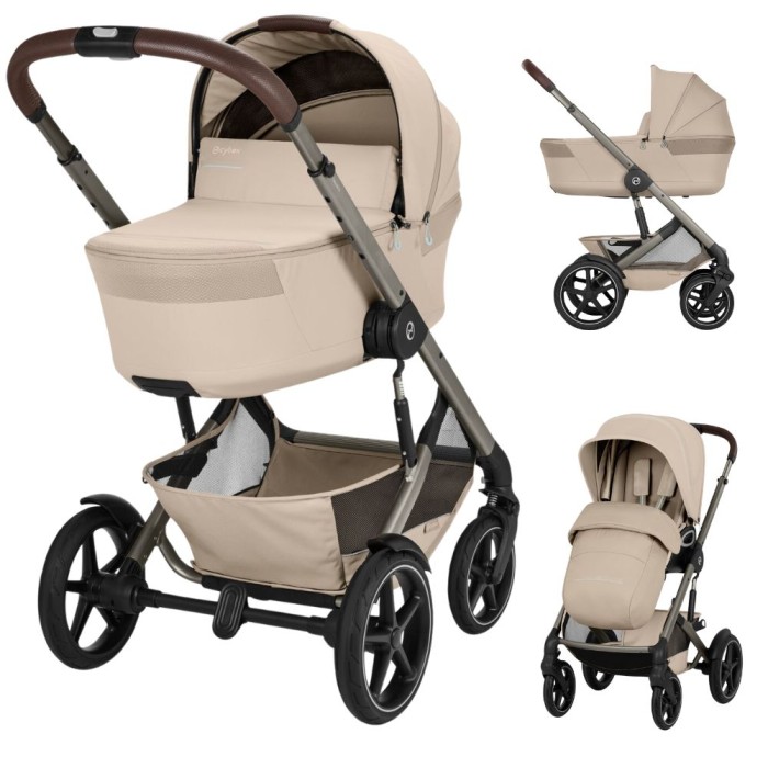 CYBEX TALOS S LUX wózek dziecięcy 2w1 ze składaną gondolą | Almond Beige