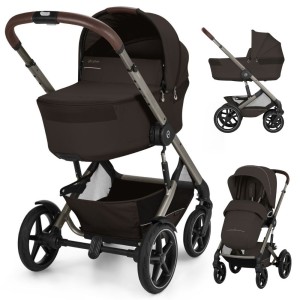 CYBEX TALOS S LUX wózek dziecięcy 2w1 ze składaną gondolą | Chocolate Brown