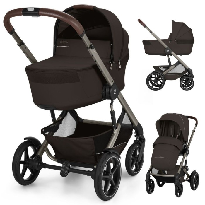 CYBEX TALOS S LUX wózek dziecięcy 2w1 ze składaną gondolą | Chocolate Brown