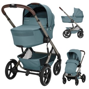 CYBEX TALOS S LUX wózek dziecięcy 2w1 ze składaną gondolą | Stormy Blue