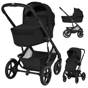 CYBEX TALOS S LUX wózek dziecięcy 2w1 ze składaną gondolą | Moon Black
