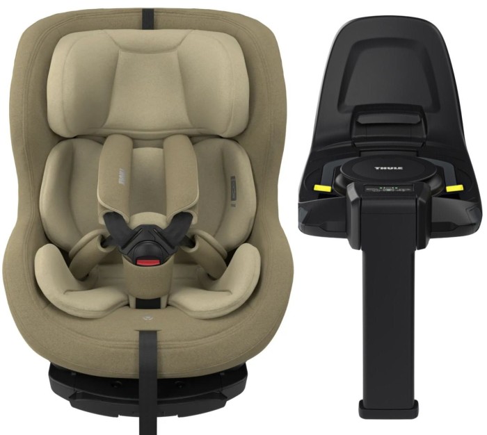 THULE ELM fotelik obrotowy | baza ISOFIX ALFI | Faded Khaki