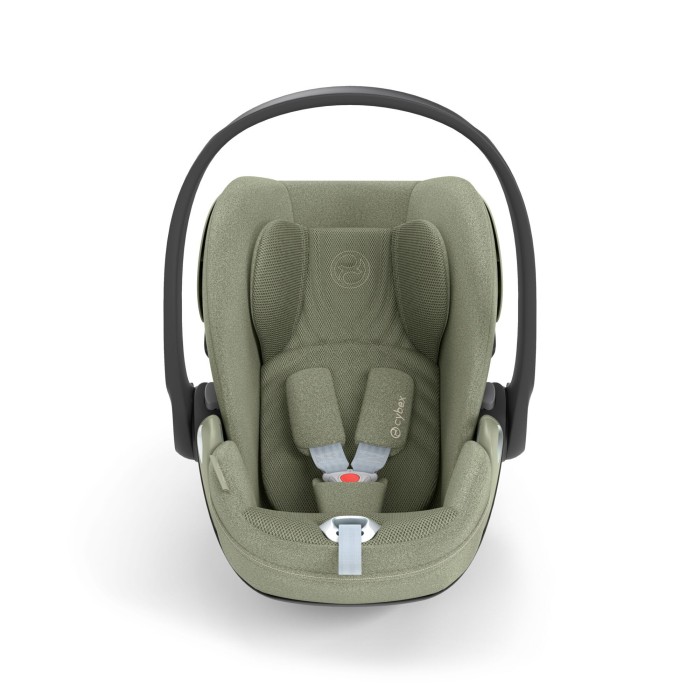 Cybex Cloud T Sage Green fotelik dla niemowlaka widok od frontu