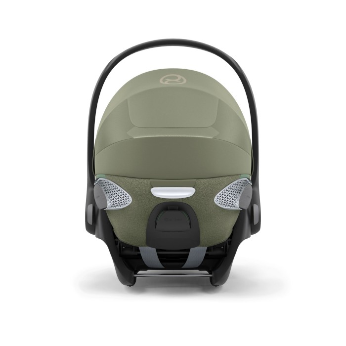Cybex Cloud T Sage Green fotelik dla noworodka widok na oparcie fotelika