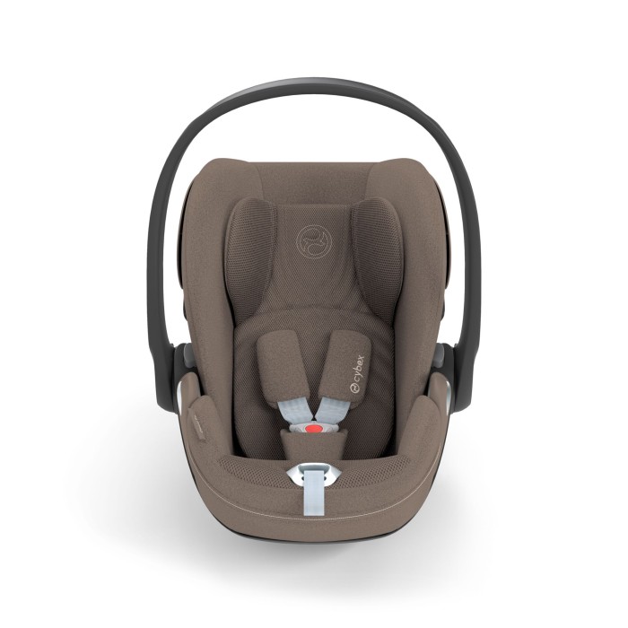 Cybex Cloud T Coconut Brown fotelik dla niemowlaka widok od frontu
