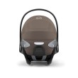 Cybex Cloud T Coconut Brown fotelik dla noworodka widok na oparcie fotelika