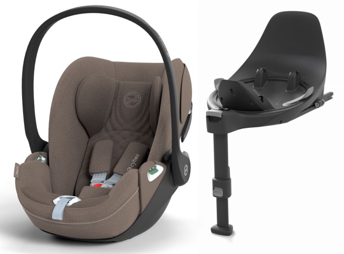 CYBEX CLOUD T i-Size fotelik dla niemowlaka 45-87 | baza ISOFIX Base T | Coconut Brown