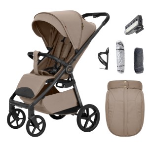 CARRELLO BRAVO CARBON 2.0 | Lekki wózek spacerowy | Ketch Beige