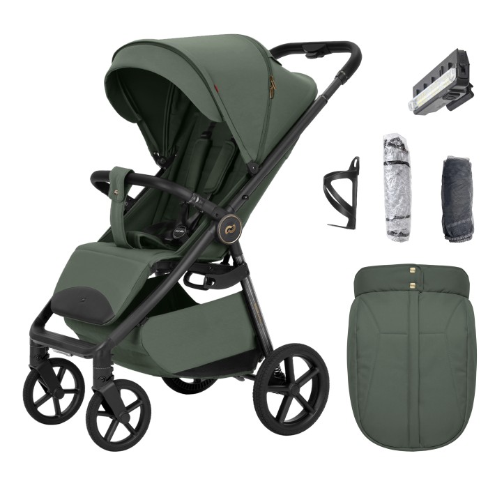 CARRELLO BRAVO CARBON 2.0 | Lekki wózek spacerowy | Tropic Green