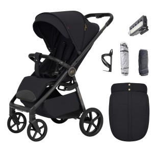 CARRELLO BRAVO CARBON 2.0 | Lekki wózek spacerowy | Deep Black