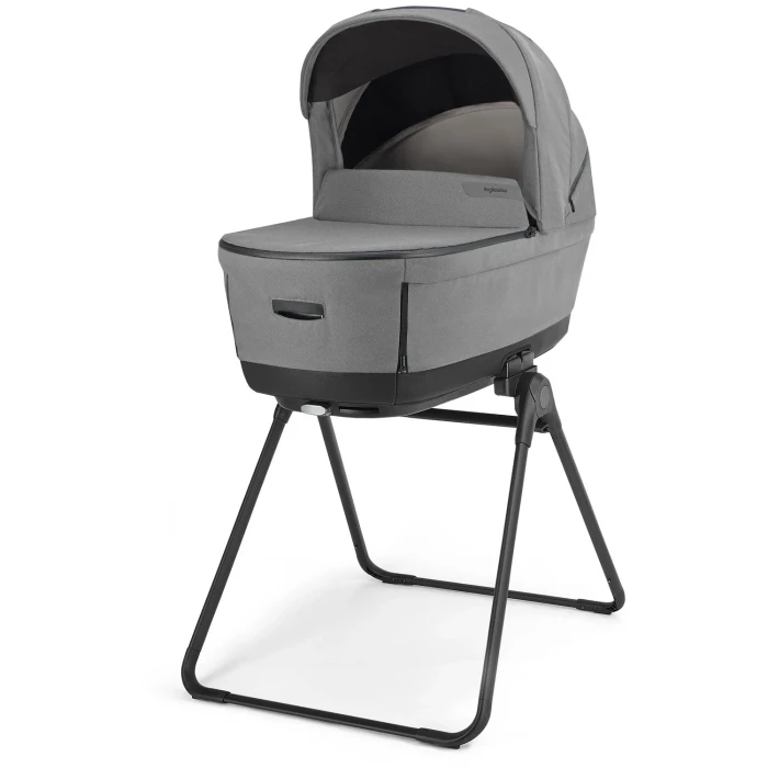 wózek dziecięcy 2w1 - inglesina aptica xt - kolor canyon grey - wersja łóżeczka mobilnego (gondola + stojak)