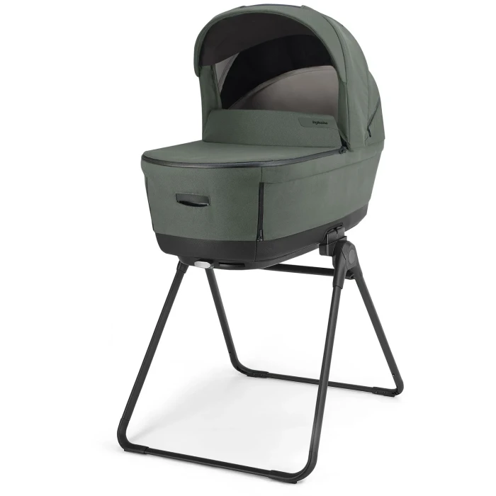 wózek dziecięcy 2w1 - inglesina aptica xt - kolor taiga green - wersja łóżeczka mobilnego (gondola + stojak)