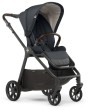 wózek spacerowy - mast m.7 - kolor dark grey - siedzisko przodem do kierunku jazdy - widok pod skosem