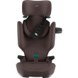 fotelik samochodowy 100-150 cm - britax romer kidfix pro - tapicerka lux - kolor chocolate - widok od przodu - podniesiony zagłówek
