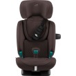 Britax Römer Advansafix Pro - fotelik dla dzieci 76-150 cm - tapicerka lux - kolor chocolate - wersja z zapinaniem dziecka pasem samochodowym - najwyższa pozycja zagłówka