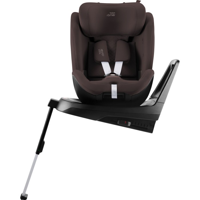 britax römer swivel-grow max air - fotelik obrotowy z wentylacją - tapicerka lux - kolor chocolate - funkcja obrotu na bazie
