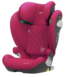 AVOVA SORA-FIX Fotelik dla starszaka 100-150 cm | Berry Pink