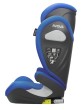 avova sora-fix - fotelik dla starszaka - od 100 do 150 cm - kolor summer blue - widok od boku