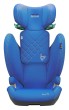 avova sora-fix - fotelik dla starszaka - od 100 do 150 cm - kolor summer blue - widok od przodu - wysunięty zagłówek