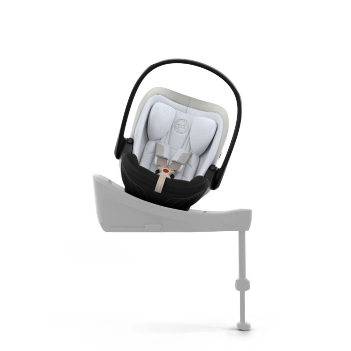 Cybex Cloud S + baza ISOFIX Base S - fotelik dla noworodka | Misty Grey Style