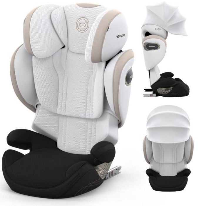 CYBEX SOLUTION S fotelik dla starszaka | Style Off White