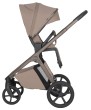 wózek dziecięcy 2w1 - carrello vector f - kolor flannel beige - wersja spacerowa - tyłem do kierunku jazdy