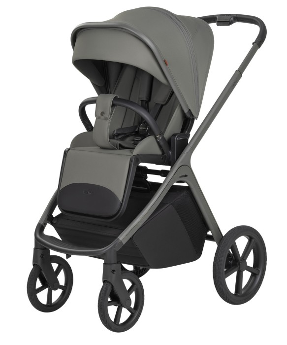 wózek dziecięcy 2w1 - carrello vector f - kolor calm green - wersja spacerowa - przodem do kierunku jazdy