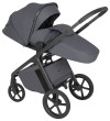 wózek dziecięcy 2w1 - carrello vector f - kolor ample grey - wersja spacerowa - tyłem do kierunku jazdy