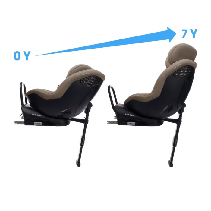 Maxi-Cosi Mobifix Pro Authentic Truffle - tyłem do kierunku jazdy do 125 cm