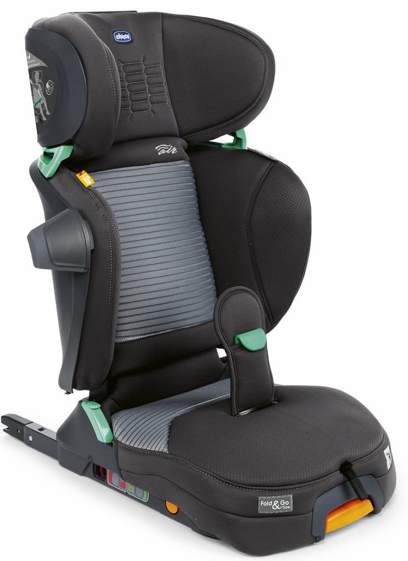 Seggiolino Auto Chicco Fold&Go I-Size – Per Bambini 100-150 Cm (3-12 Anni), Isofix, Pieghevole E Regolabile